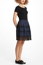 New! Anthropologie NWOT LeifNotes Flyaway Embroidered Dress S