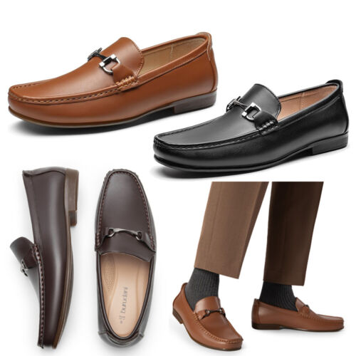Men's Dress Loafers Slip On Casual Driving Loafer Slip On Moccasin Toe Shoes