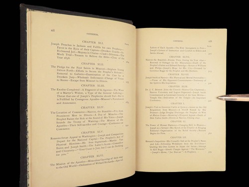 1888 Life of Joseph Smith 1ed Prophet LDS Mormon Church Brigham Young Salt Lake - Imagen 16 de 24