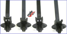 Cable Ties with Plates Black 150mm x 4.6mm 10-20-50-100-200-500 Cable Ties