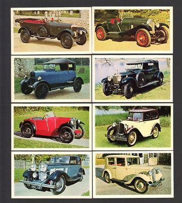 doncella cigarette cards CIGARETTE CARDS.Player (Doncella Cigars).GOLDEN AGE OF MOTORING.(1975)(Full  Set)