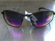 X Loop Sunglasses XL142206 UV400 G7 gray mirrored lens metal frame