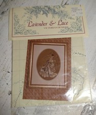 The Bride by Lavender  Lace cross stitch pattern Victorian Designs