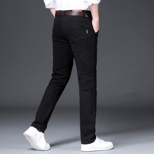 Mens Chino Trousers Slim Fit Chinos Casual Cotton Stretch Cargo Pants Work Jeans - Picture 18 of 30