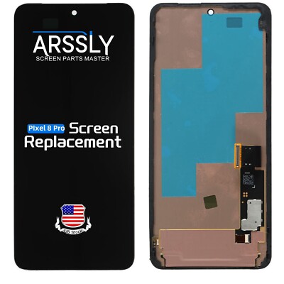 OLED For Google Pixel 8 Pro LCD Display Touch Screen Digitizer Frame Replacement