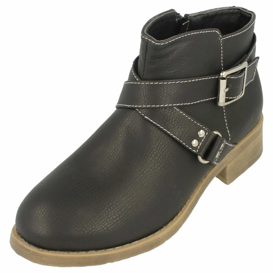 Niña Spot On Tira y Hebilla Botines - H5R034 - Imagen 2 de 3