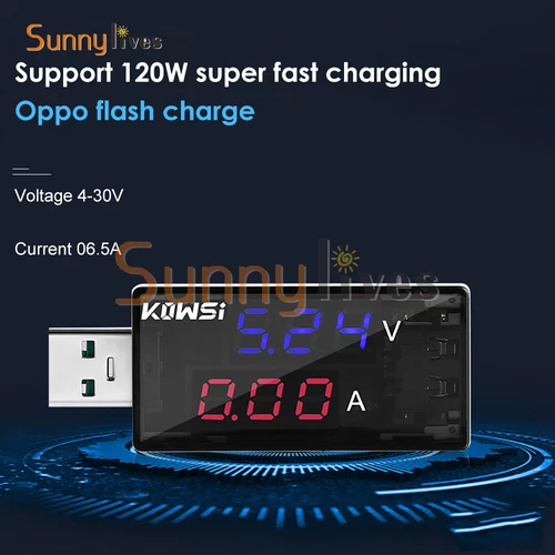 USB Charger Doctor Current Voltage Charging Detector Battery Voltmeter Ammeter