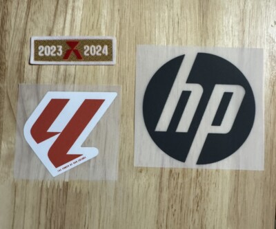 Real Madrid HP Patch Vynil & La Liga Champions Sleeve Patches Home Kit
