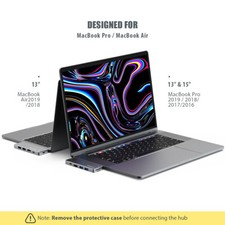 MacBook Pro Air USB-C Hub dodocool 7 in 2 Thunderbolt 3 Adapter SD TF HDMI 4K