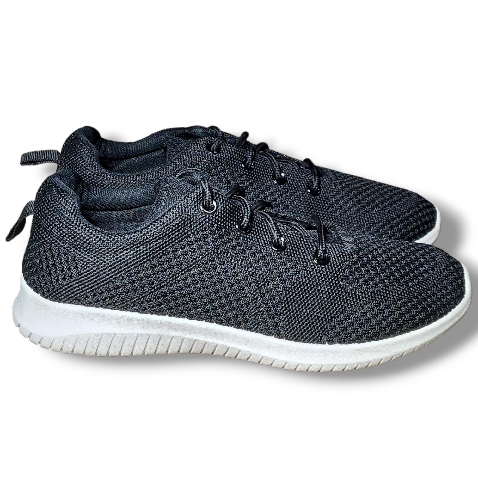 SAOLA Sneakers Pro Player nere a rete da donna taglia 8 stringate suola bianca scarpe casual