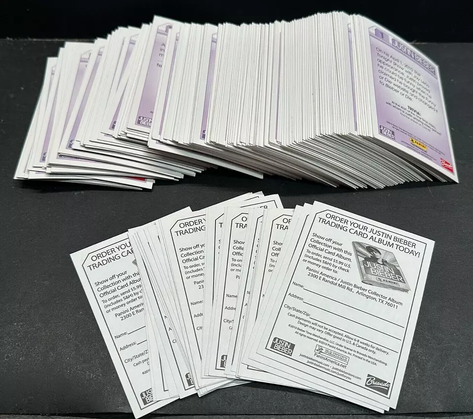 Justin Bieber 2010 Panini 1st Print Complete SET 150 Cards + 30 Stickers Drake - Image 4 of 4