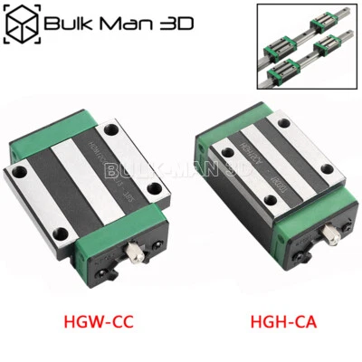 BULKMAN-3D HG Linear Slide Bearing Block HGH/HGW 15CA/15CC/20CA/20CC/25CA/25CC/30CA/30CC