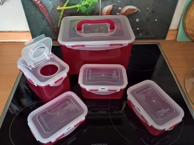 LocknLock 10tlg.- Dosen-Set mit Schüttdose von 360ml - 4,5Liter
