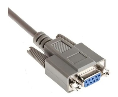 4 x RS PRO Stecker 9 Pin D-Sub auf Buchse 9 Pin D-Sub Seriell Kabel, 2m PVC