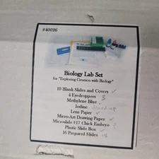 Home Science Tools 40026 Exploring Creation Biology Lab Kit Slides Preowned