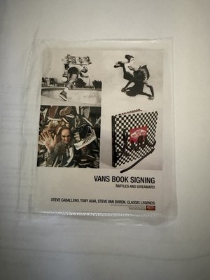 ALVA SIGNED CABALLERO VANS SKATEBOARD SHOES POSTCARD 70's Photos Off The Wall