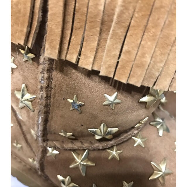 Women 5.5US Jimmy Choo Ugg Star Studded Fringe Shearling Boots | eBay