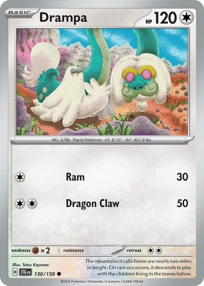 Drampa - 130/159 - Common - Reverse Holo - Near Mint