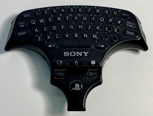 Sony PlayStation 3 PS3 CECHZK1UC Wireless Keypad Keyboard Controller NO CORD