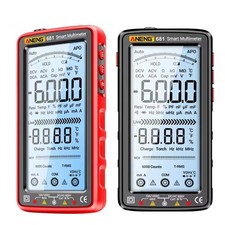 Multímetro Digital LCD Inteligente 6000 Cuentas Probador de Voltaje AC/DC Medidor de Resistencia