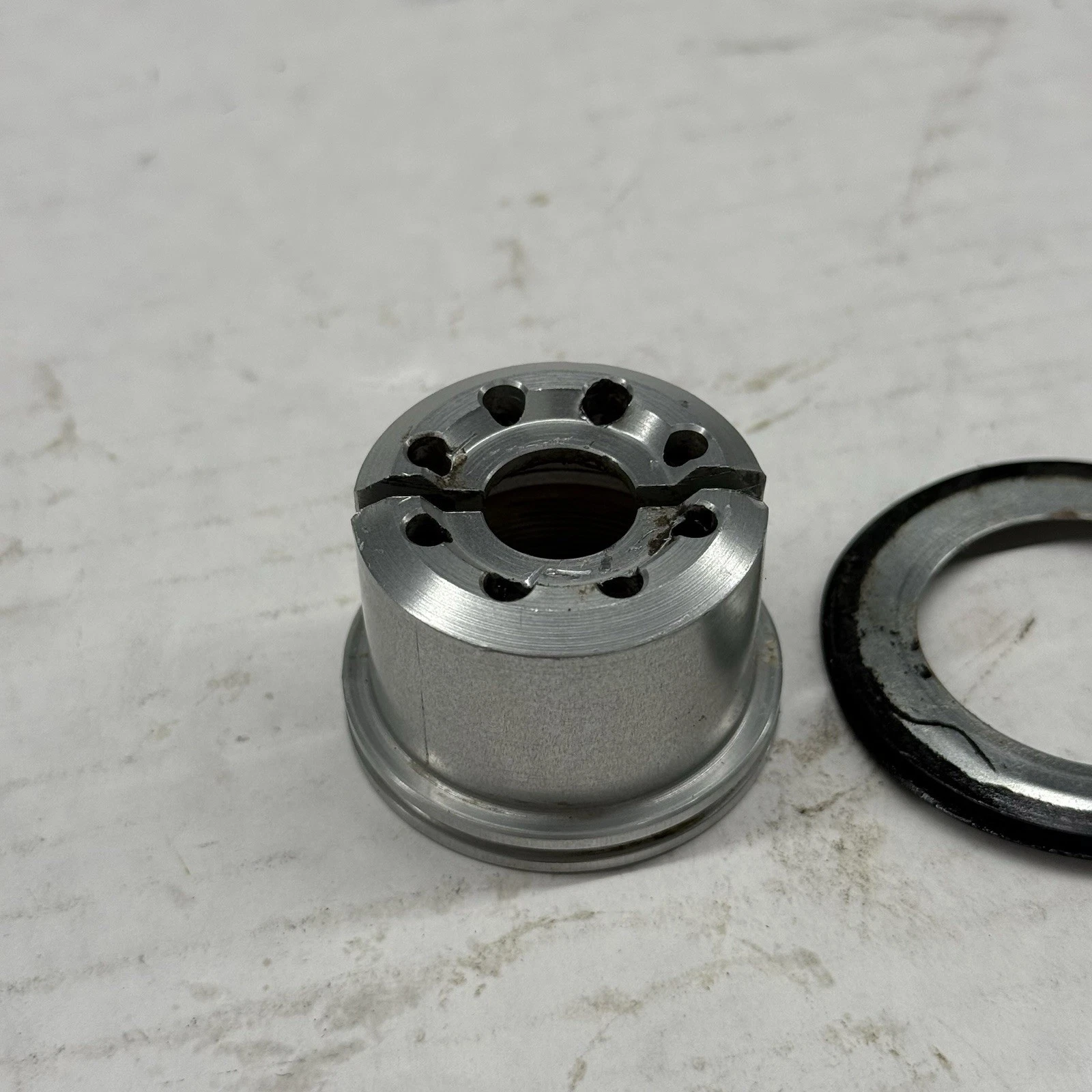 2020 - 2025 DUCATI PANIGALE V2 TRIPLE TREE NUT WASHER Steering Stem LOWER SILVER