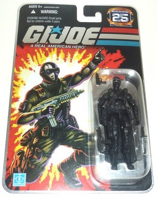 G.I.JOE 2008 SNAKE EYES COMMANDO MOC FOIL CARD NEU & OVP COBRA GI JOE 25TH
