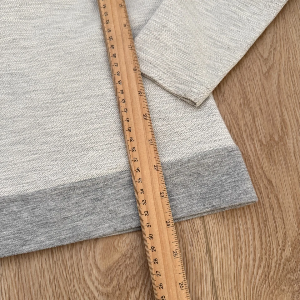 Sudadera con Capucha Asimétrica Kuhl Arva Cremallera Completa Mujer Pequeña Blanca Gris Jaspeado *sin Cuerdas Foto 4 de 4