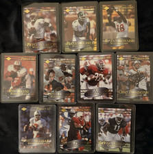 Collector's Edge Set Perfect 10 Supreme 2000 NCAA Football Card Lot of 10 