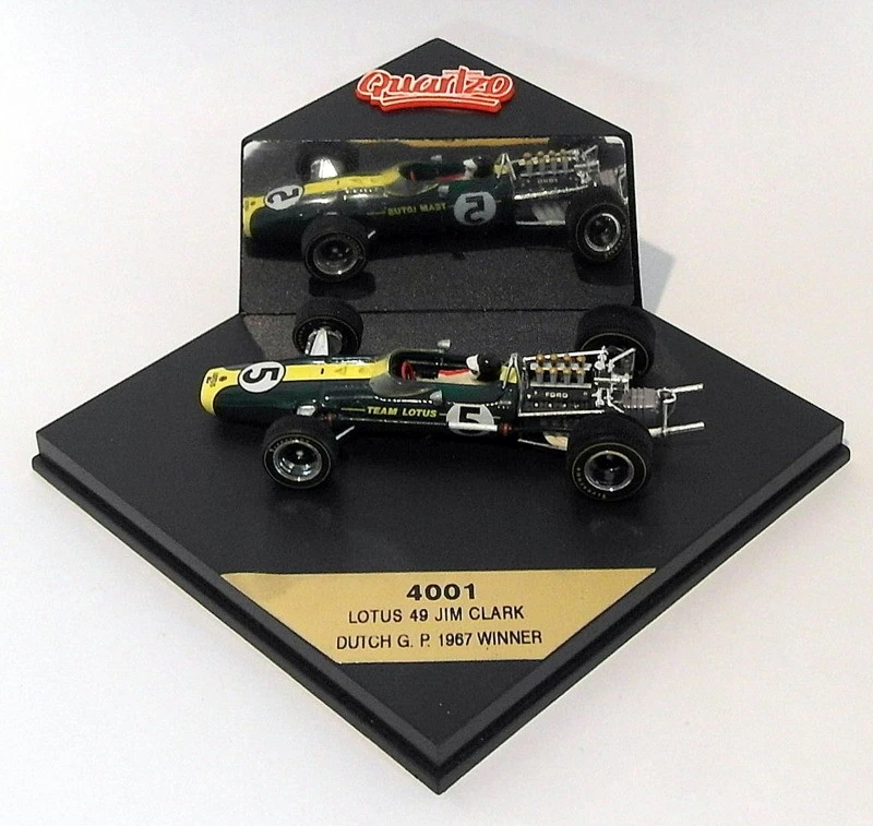 Quartzo 1/43 Scale Diecast 4001 - Lotus 49 Dutch G.P. 1967 #5 Winner - Jim Clark - Image 3 of 4