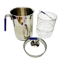 Kuhn Rikon 11-Cup 18/10 Stainless Steel 4th Burner Pot NEW.