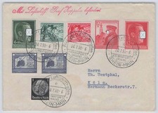 D. Reich Zeppelin Brief Deutschlandfahrten 1939 Fahrt nach Kassel 761