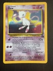 MEW Pokemon Card - WOTC Promo - Black Star - #9 - HOLO - LP
