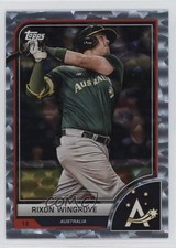 2023 Topps World Baseball Classic Cracked Ice Foil 64/99 Rixon Wingrove #76 14t3