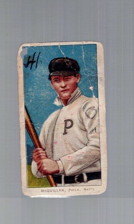 GEORGE McQIULLAN - RC - w/ BAT - 1909-11 T206