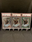 2023 Paul Skenes /99 Green /250 Refractor Base PSA 9 Mint Rookie Card Lot Bowman