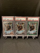 2023 Paul Skenes /99 Green /250 Refractor Base PSA 9 Mint Rookie Card Lot Bowman