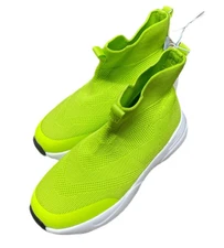 Cat & Jack Kids Pull-On Ari Sneakers, Neon Green, SZ 8, 10, 12 NWT SHIPS FREE