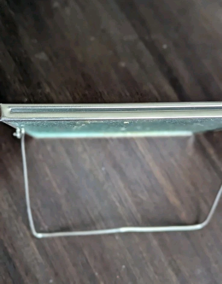 Флорентийская текстурированная конфиденциальная стеклянная рамка для картин винтажный серебристый мольберт 9x7 - Изображение 4 из 4