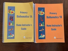 Singapore Math, Primary Mathematics 1A 1B LOT SET Home Instructor