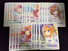 Used The Quintessential Quintuplets Card Game BP4 RR 5 Types 4 Cards Each Set