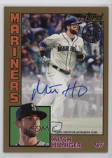 2019 Topps 1984 Topps Baseball Auto Gold 27/50 Mitch Haniger #84A-MH Auto 2mx