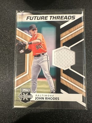 2022 Panini Elite Extra Edition - Future Threads John Rhodes #FT-JR (MEM, RC)