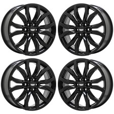 20" Cadillac XT5 XT6 Sport Gloss Black wheels rims Factory OEM set 4870 EXCHANGE