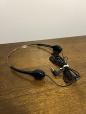 VINTAGE Toshiba HR-M33 WALKMAN Headphones-Black WORKING
