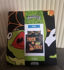 Image of Brand New King Size Muppets Trick Or Treat Duvet Set Reversible