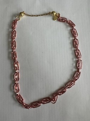 Melania Clara Alexa Rae Necklace Rose  Gold Color GUC Magnetic