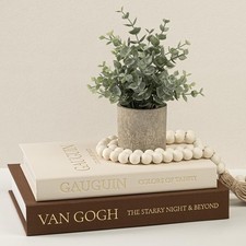 Decorative Books for Home Decor - Stackable Faux Book Box for Coffee Table St...