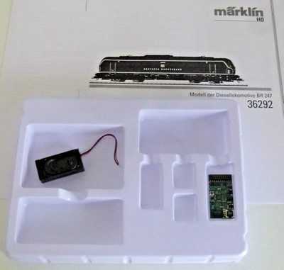 Märklin Sounddecoder inkl. LS, aus Art. 36292 BR 247, NEU