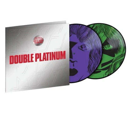 KISS Double Platinum Super Limited Picture Disc LP Vinyl LE 500 New/Sealed