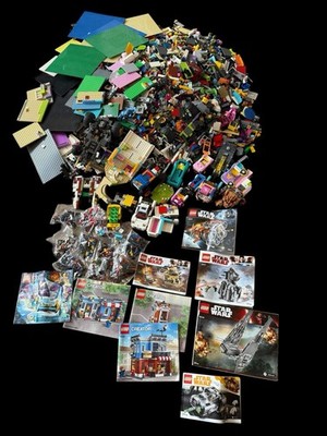 Huge Bulk Lego 43 Lbs+ Pounds Lot Assorted Bricks Partial Sets Assembled Pieces